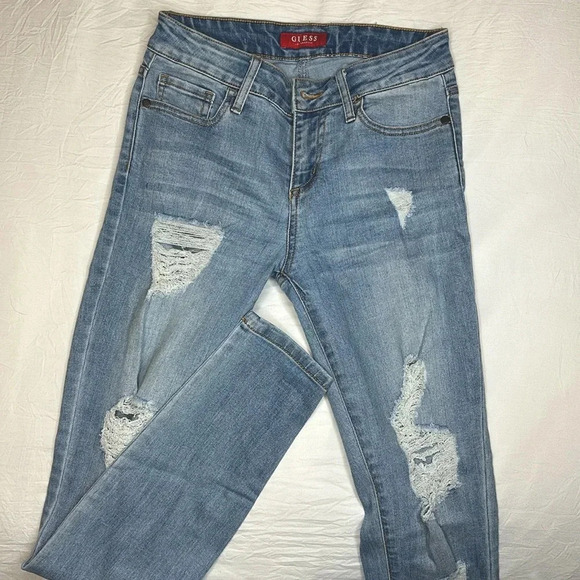 Guess Denim - Distressed Guess skinny jeans